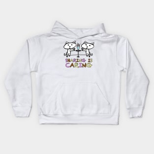 Sharing is Caring Kids Hoodie